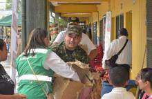 Ejército Nacional benefició a 650 personas en jornada de apoyo al  desarrollo en Amalfi, Antioquia 
