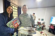 Kits escolares impulsa el aprendizaje de personas con discapacidad en Funza, Cundinamarca