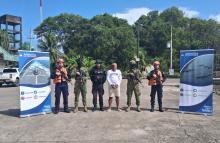 En Sapzurro, Chocó, Armada de Colombia y fiscalía capturan a alias 'Sombrero'