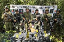 En Nariño, localizado y destruido depósito ilegal con 500 kilogramos de material explosivo