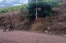 Ejército Nacional y Policía frustraron atentado terrorista en vías terciarias de El Plateado, Cauca