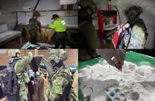 Dos laboratorios para el procesamiento de cocaína compuestos por 17 estructuras son hallados por el Ejército en Cauca y Nariño
