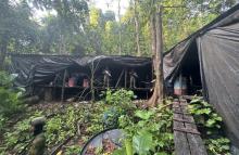 Armada de Colombia desmanteló cristalizadero para el procesamiento de clorhidrato de cocaína en Nariño