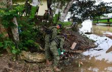 Armada de Colombia se une a jornada ambiental para proteger el río Putumayo y la Amazonía colombiana