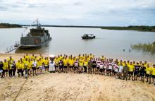 En el corazón de la Orinoquía más de 100 corredores se unieron en puerto carreño para honrar a los héroes de colombia