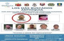 Ejército Nacional desarticula comisión del Clan del Golfo, tras la captura de seis de sus integrantes, entre ellos alias Chibolo, cabecilla de zona del Suroeste antioqueño