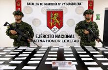 Ejército Nacional incauta material que sería utilizado para producir más de 146 millones de pesos en billetes falsificados en el sur del Huila