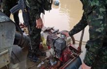 Ejército Nacional sostiene operaciones contra la minería ilegal en Chocó e interviene 10 unidades