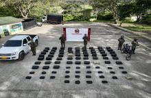 En Nátaga, Huila, Ejército Nacional incauta media tonelada de marihuana perteneciente a estructura residual