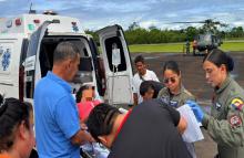 Evacuación aeromédica de la Fuerza Aeroespacial salva la vida de una menor indígena en Caquetá