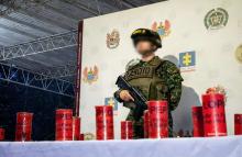 Ejército Nacional ubica depósito ilegal con explosivos