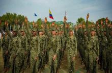 2.360 jóvenes colombianos juraron lealtad a la bandera e iniciaron su camino como Infantes de Marina