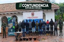 Contundente golpe a la minería ilegal en Pamplonita deja once capturados en flagrancia