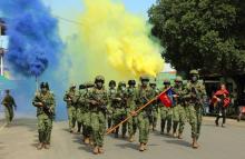Con un despliegue en Bogotá y las regiones, la Armada de Colombia celebró el 20 de julio