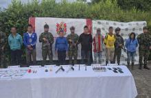 Ejército Nacional captura en el Huila a presunto cabecilla de finanzas de la Estructura 'Hernando González Acosta' y a seis de sus integrantes   