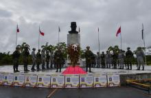 Con solemnes ceremonias, el Ejército Nacional conmemoró el Día de los Héroes de la Nación y sus Familias