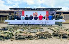 Ejército Nacional logra el sometimiento voluntario de ocho integrantes del Clan del Golfo en Chocó
