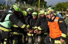 Equipo colombiano USAR COL-1 apoya labores de búsqueda y rescate en Caracas, Venezuela