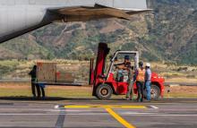C-130 Hércules transportó a Nariño el telescopio más grande de Latinoamérica