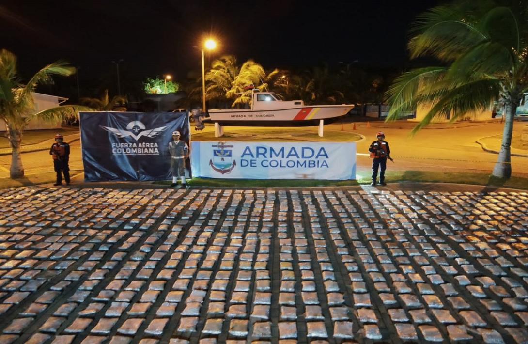 En operación conjunta se logra incautar más de una tonelada de marihuana