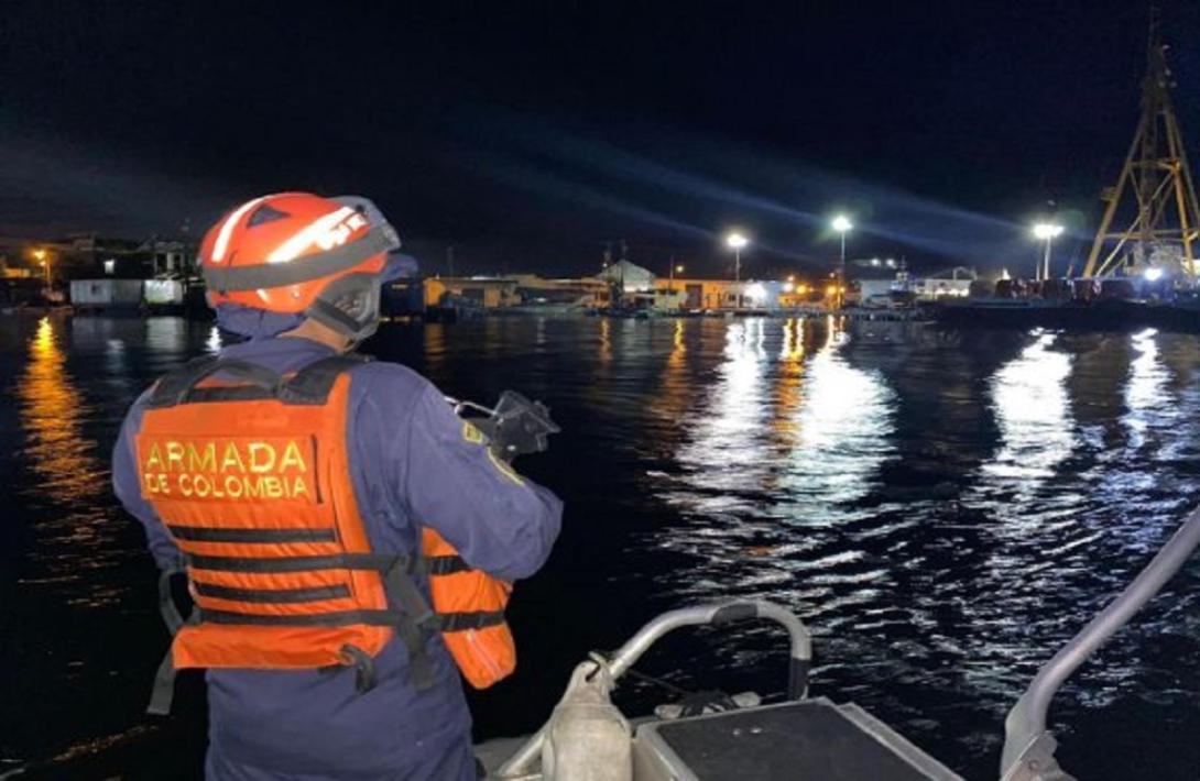 Avanza operación de búsqueda y rescate de dos personas desaparecidas en Tumaco, Nariño