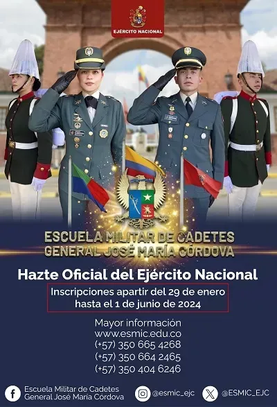 Cumple tu sueño de ser oficial del Ejército Nacional