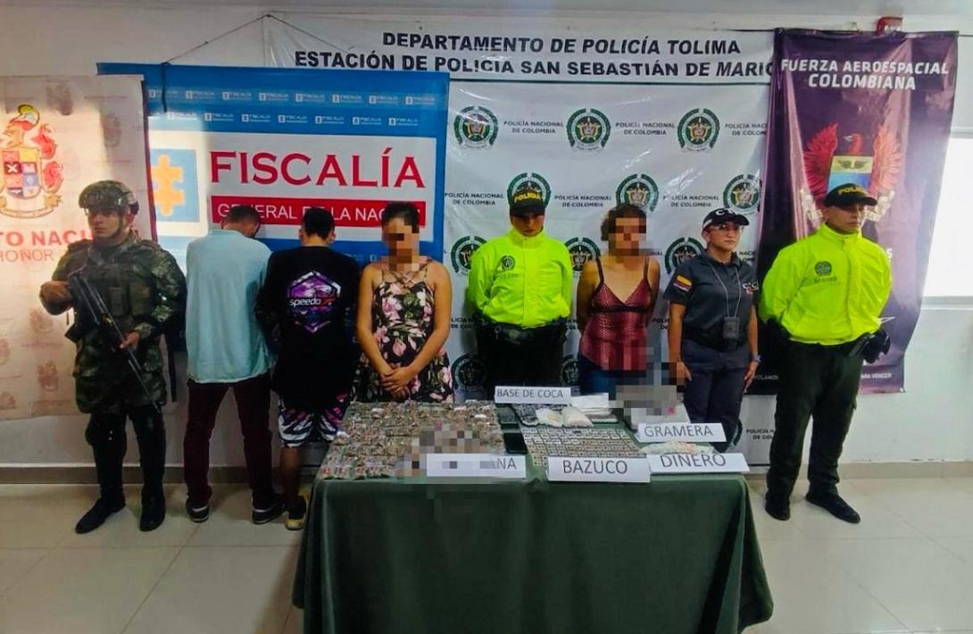 Desarticulada red de narcotráfico en Mariquita, Tolima