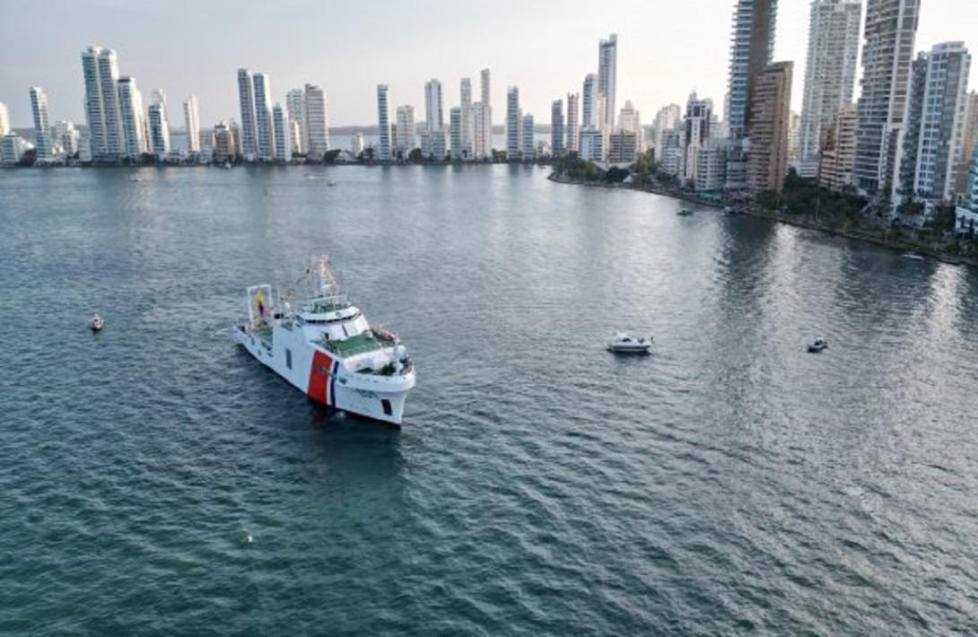 Arribó a Cartagena el buque ARC “Simón Bolívar” cumpliendo con un proyecto país