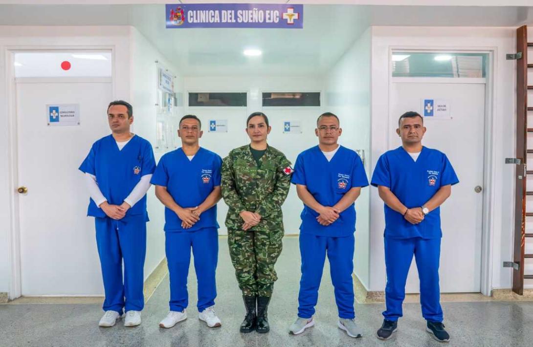 La única neuróloga del Ejército Nacional a cargo de la primera Clínica del Sueño de las Fuerzas Militares