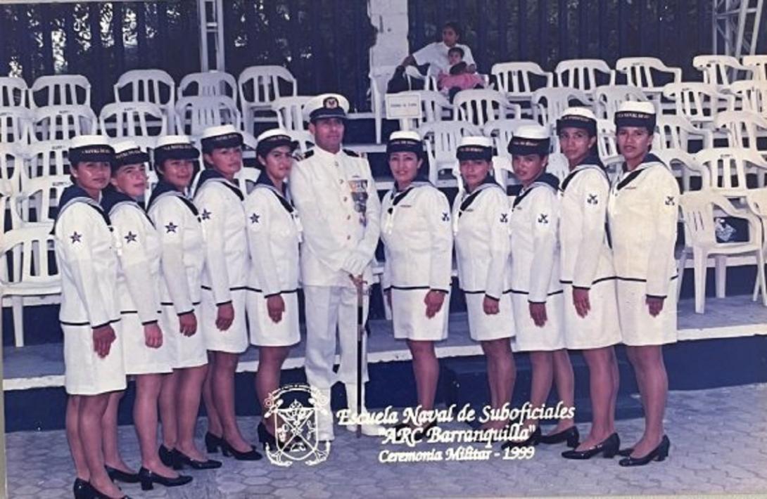 Jefe Técnico Enith Acosta, una imparable que hace historia en la Armada de Colombia