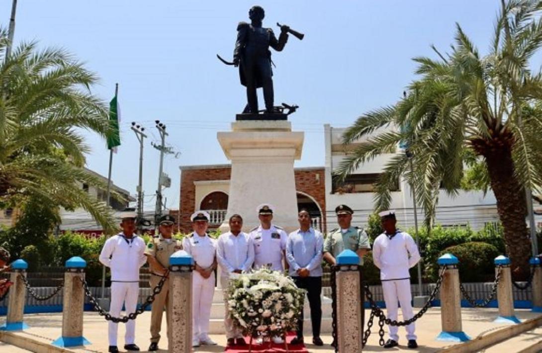 Se conmemoraron 240 años del natalicio del Gran Almirante 'José Padilla López'