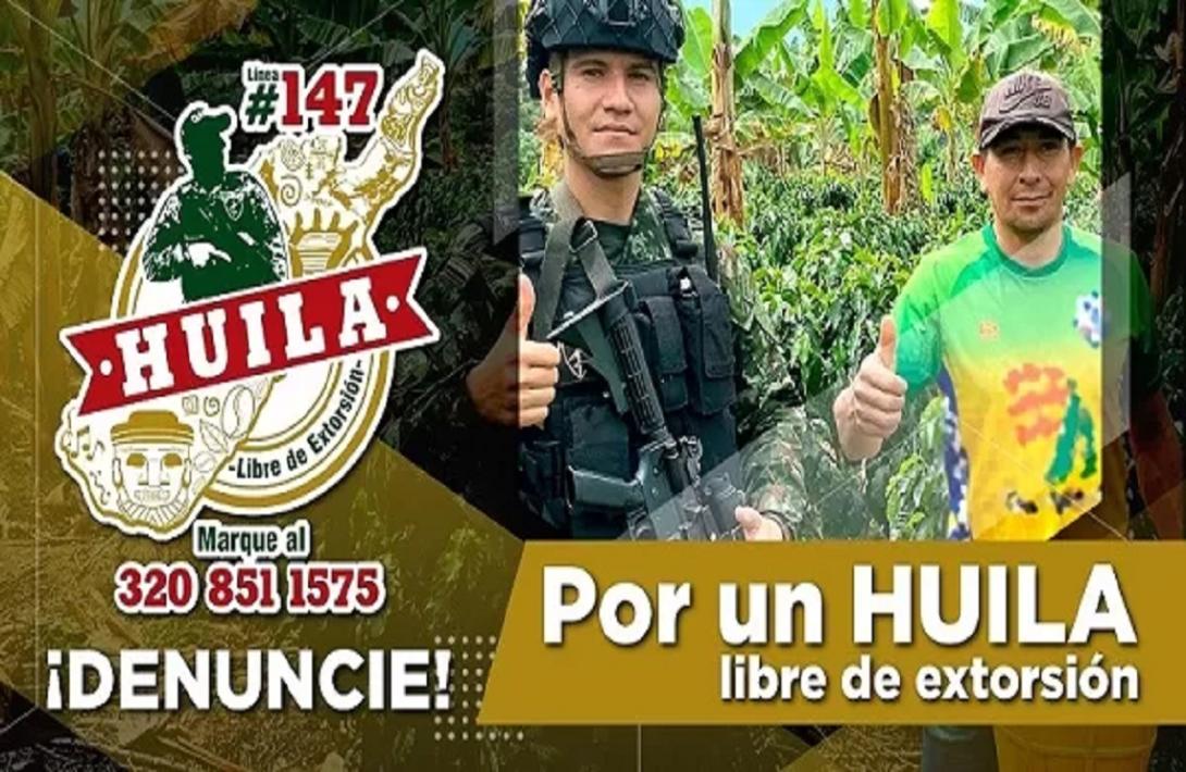 Por un Huila libre de extorsión y secuestro: campaña para combatir los delitos contra la libertad personal