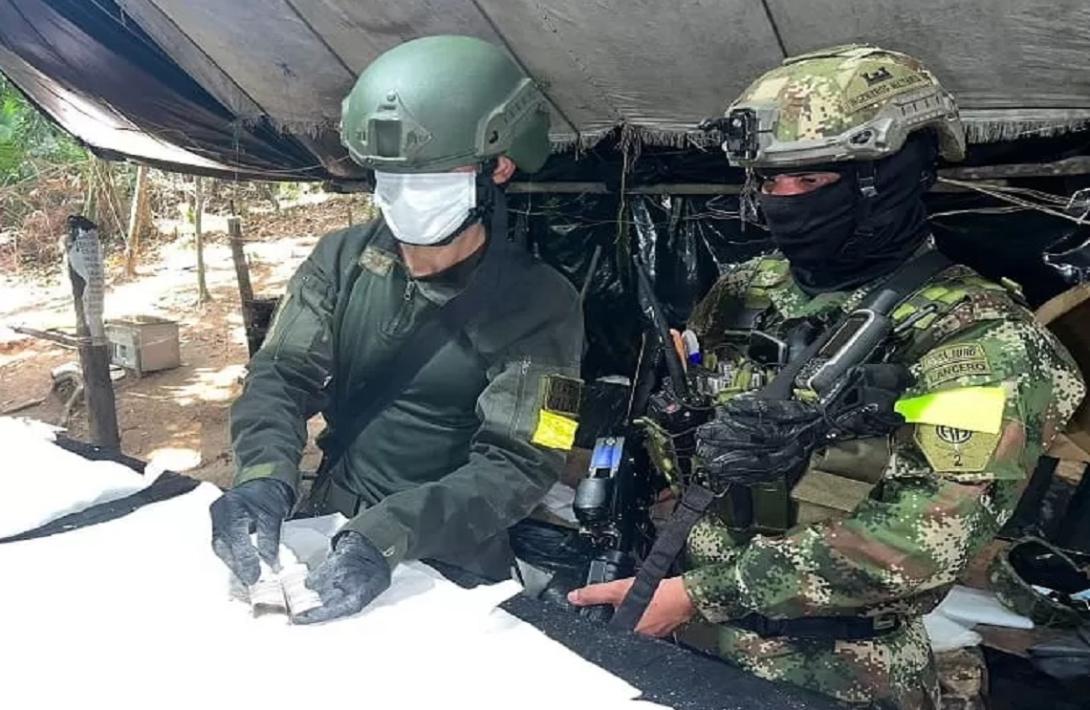 700 Kilogramos de clorhidrato de cocaína incautados en el Tarra, Norte de Santander