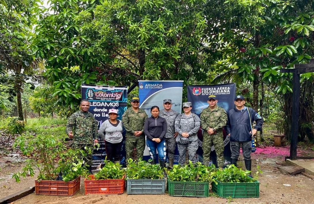 Sembraton por la reforestación en las comunidades indígenas del Caquetá