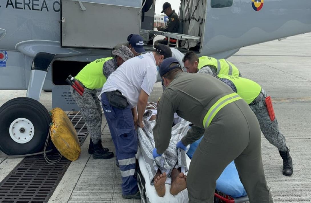 Isleños en delicado estado de salud, fueron trasladados hacia San Andrés