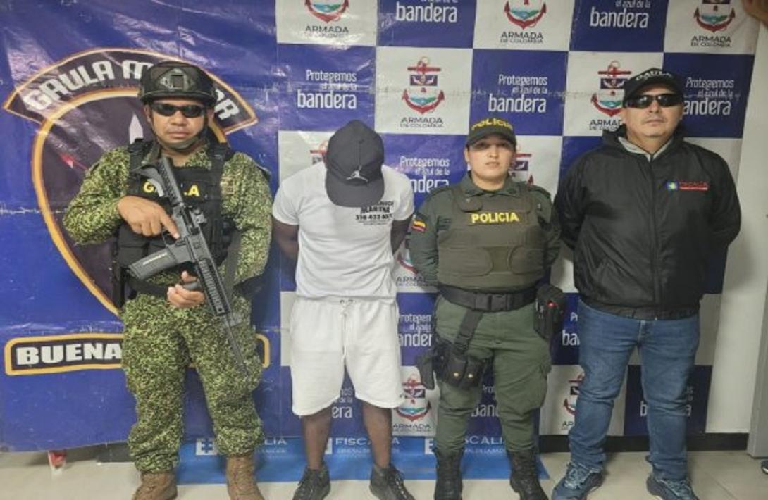 Capturado en Buenaventura presunto extorsionista integrante de 'Los Espartanos'