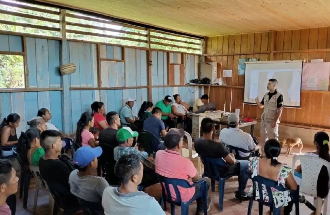 Por primera vez comunidades indígenas del Vaupés son sensibilizadas por facilitadores de Educación en el Riesgo de Minas Antipersonal
