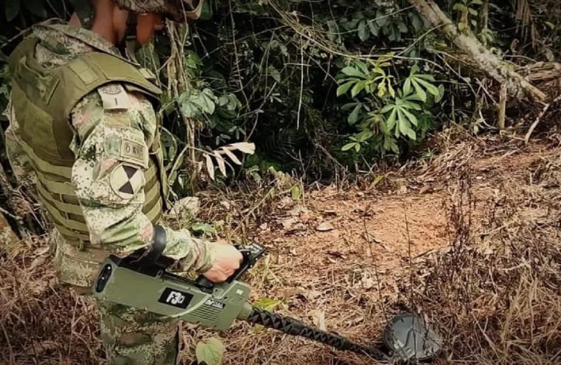 En Bolívar, Ejército Nacional ubicó dos Artefactos Explosivos Improvisados en cercanías a una escuela