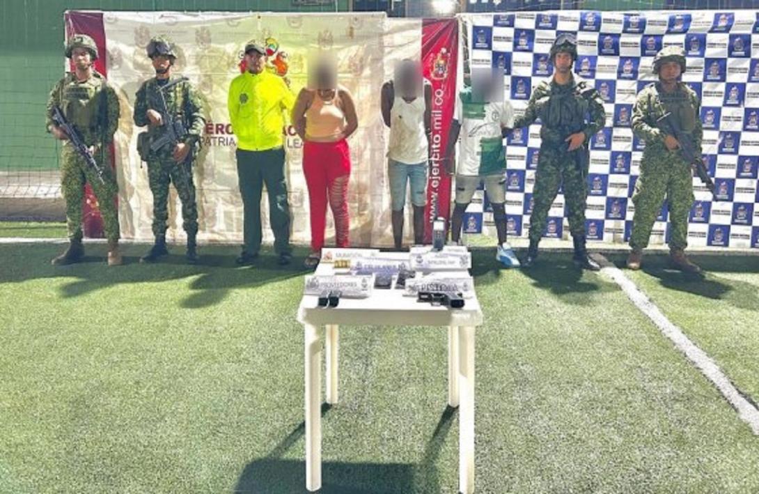  Capturados tres presuntos integrantes de las disidencias de las FARC