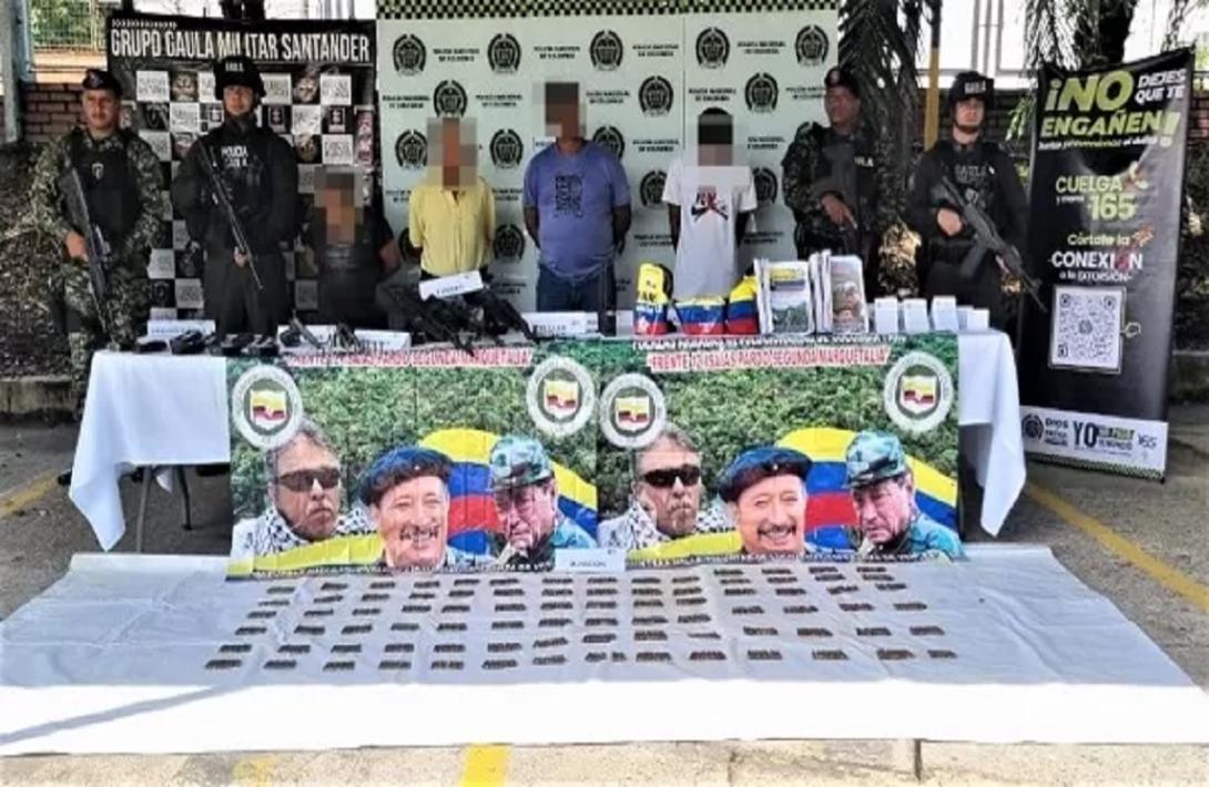 Cuatro capturados y un menor de edad recuperado, deja como resultado el despliegue del Ejército Nacional en Barrancabermeja