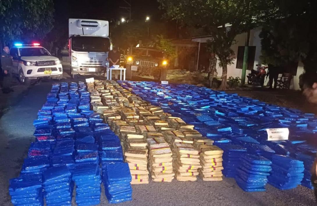 Ejército frustra millonario envío de marihuana: el mayor decomiso en los últimos 10 años en el Huila