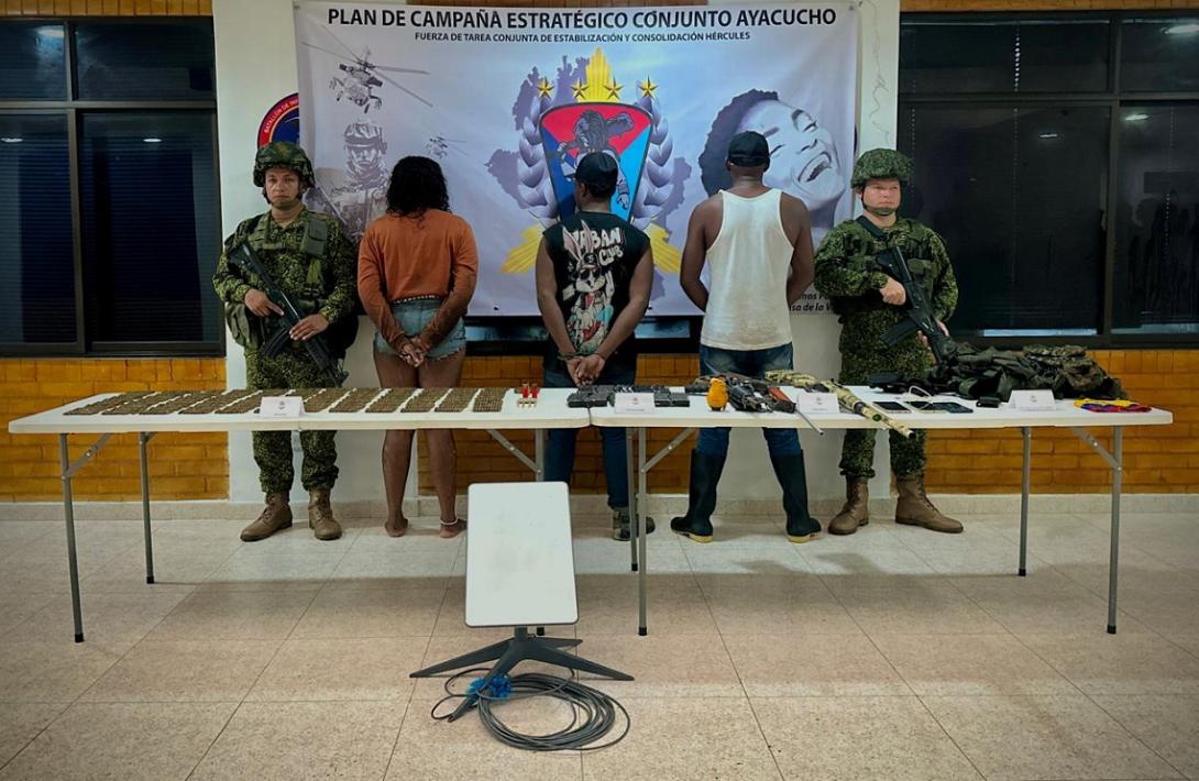 Capturados tres presuntos integrantes de la ‘Segunda marquetalia’