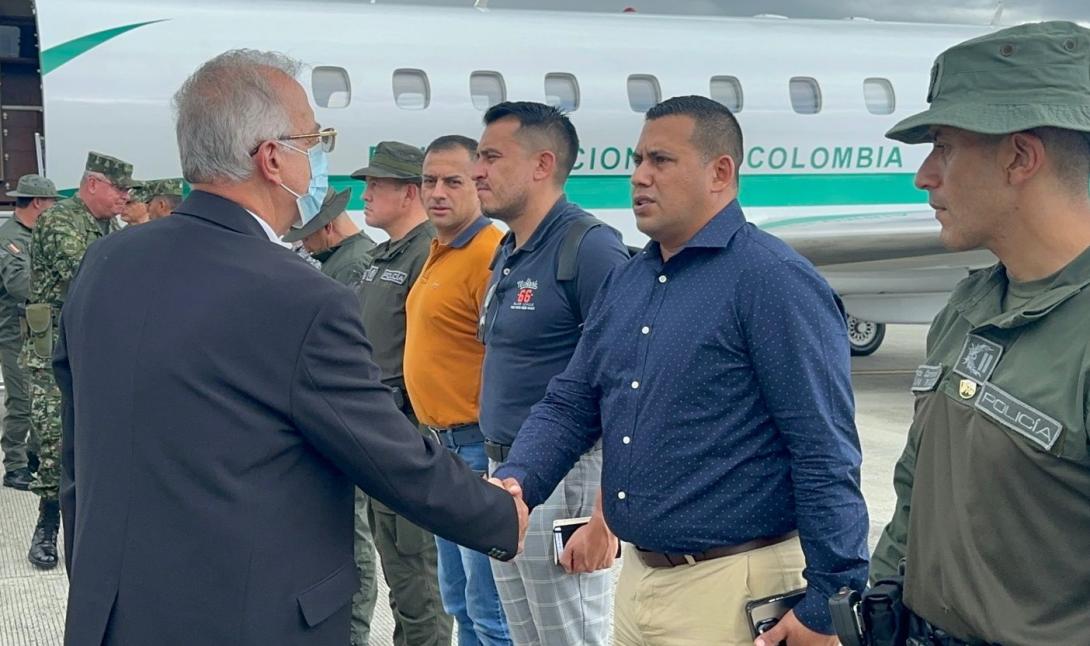 Mindefensa encabeza comisión del Gobierno Nacional enviada al Cauca para reestablecer el orden