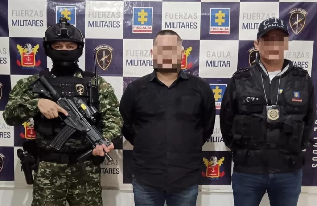 Gaula Militar y CTI capturaron en flagrancia a un sujeto mientras cobraba una extorsión en Los Patios, Norte de Santander
