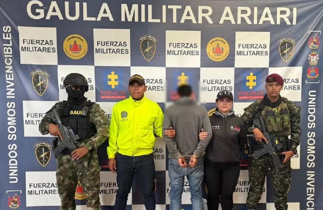 En el Meta, capturado el jefe de sicarios de la Segunda Marquetalia
