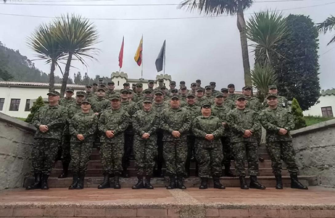 Reunión de comandantes de Logística Militar en su aniversario 205