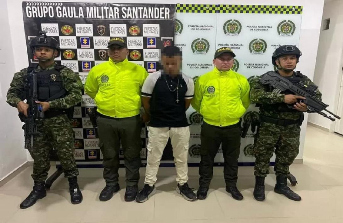 Capturado en Barrancabermeja alias Cicatriz, presunto cabecilla de zona del Clan del Golfo