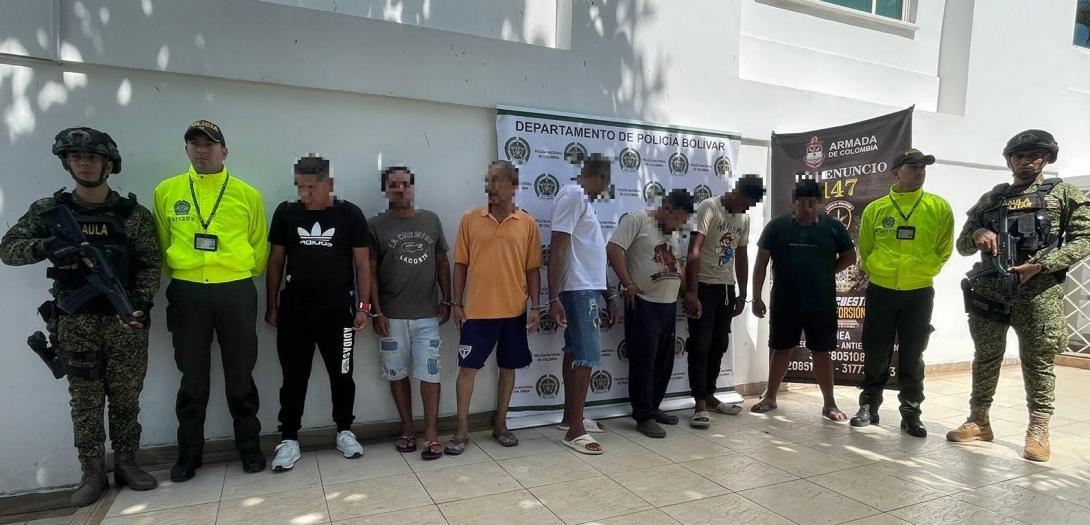 Capturados ocho presuntos integrantes del GAO Clan del Golfo