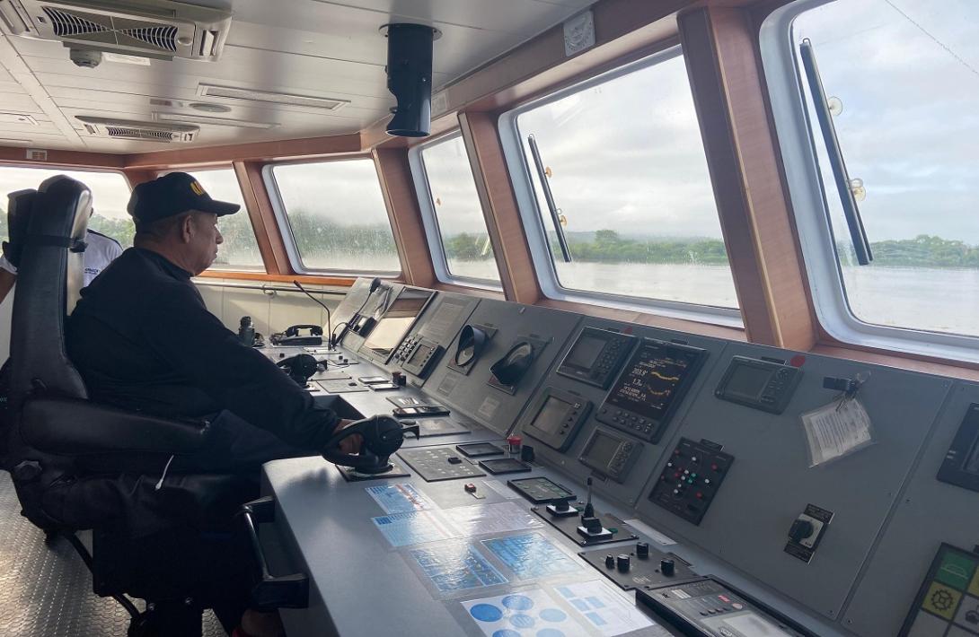 La última travesía de Palencia, el piloto del buque ARC “Golfo de Morrosquillo”