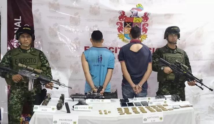 Capturados cuatro sujetos cuando intentaban huir de un puesto de control de la Policía Nacional en Arauca